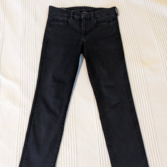 American Eagle Black Skinny Jeans - Picture 1 of 4